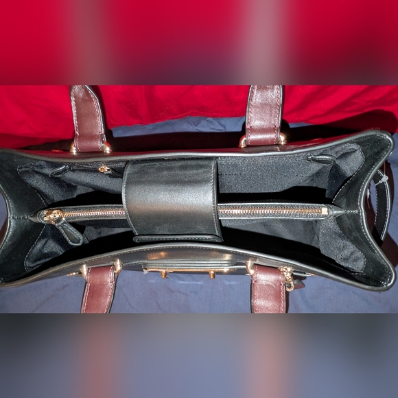 COACH Color Block Exotics Swagger Carryall LI/Black Satchel Black Multi NWT - Picture 6 of 12